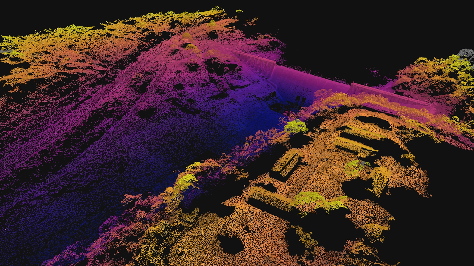 Reservoir Dam Survey